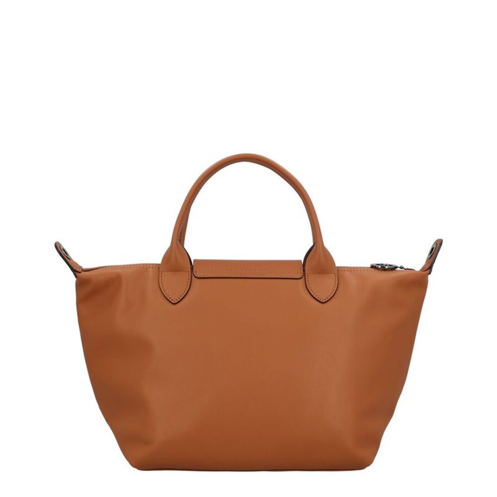 Longchamp Le Pliage Xtra Small Leather Tote, Brown - Picture 2 of 3